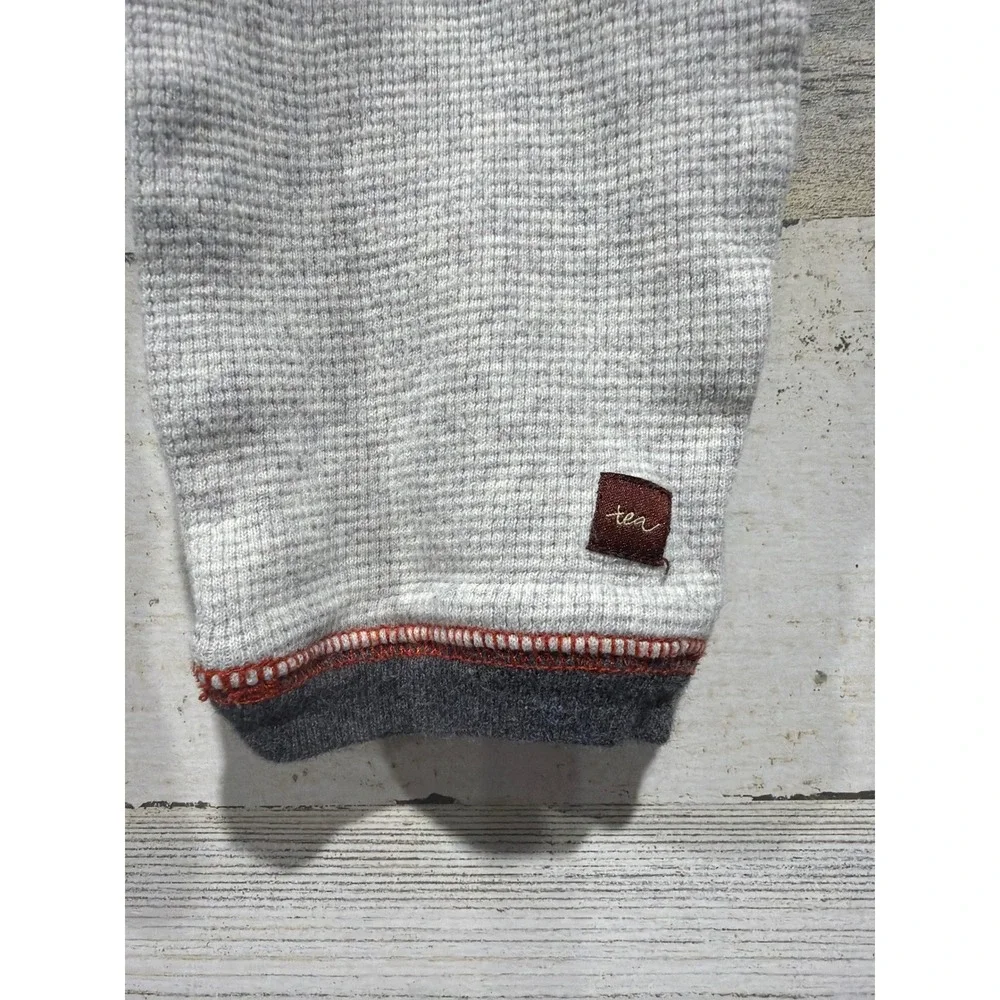 Hanna Andersson Tea Collection Sleeper Romper Boys 6-12M Blue Gray Planet